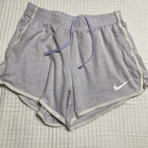 Youth L Nike purple shorts